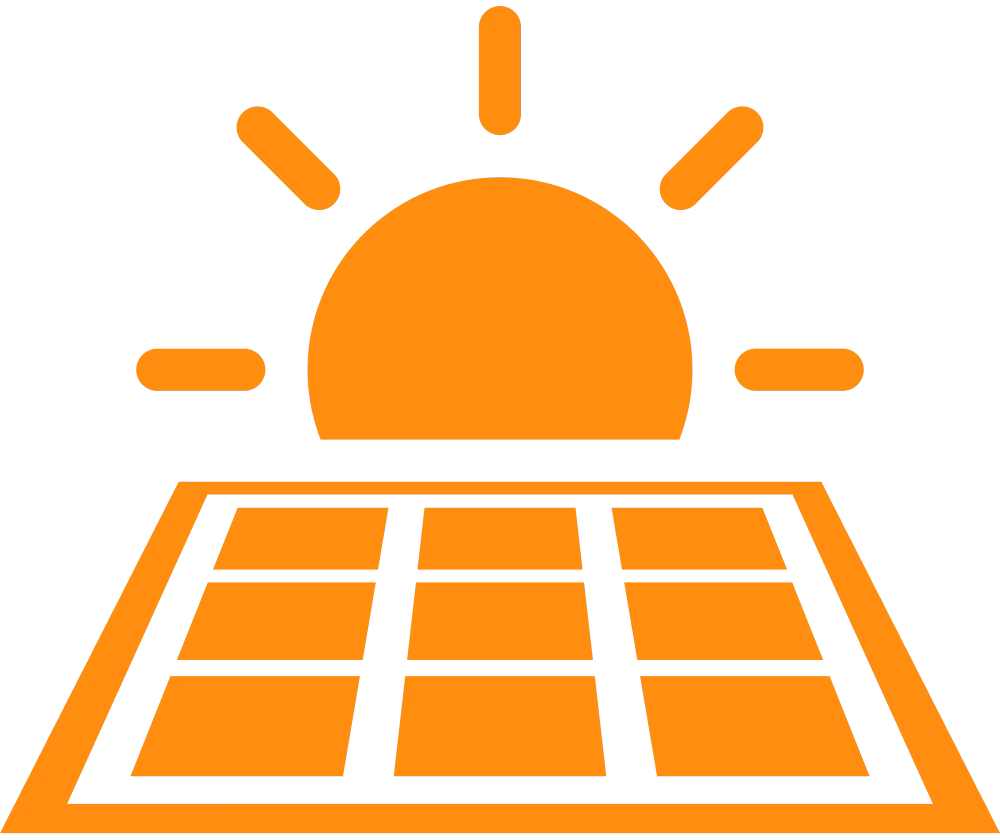 Solar Panel Installation Icon